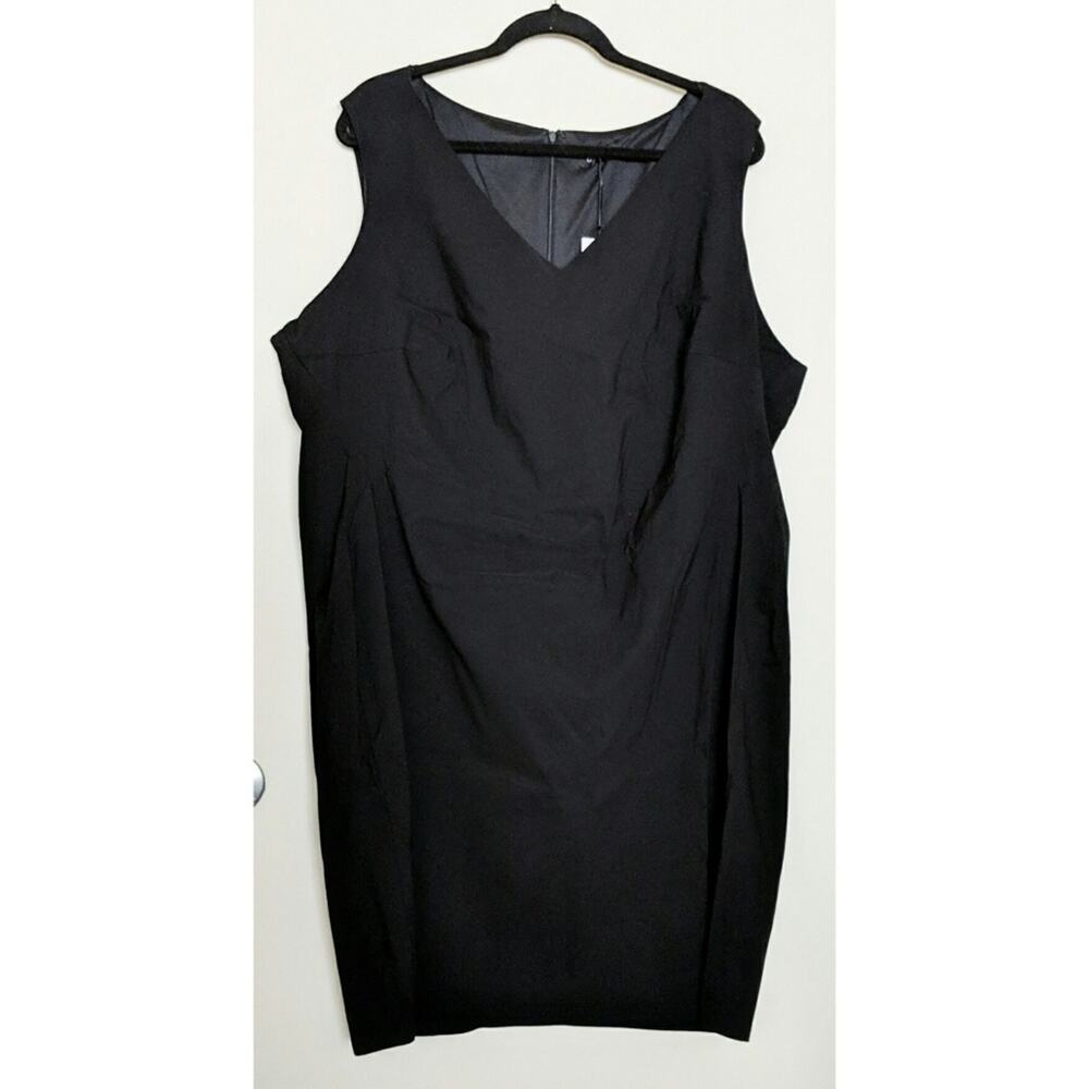 Modcloth (Liza Luxe) Inspired Entrepreneur Sheath Dress Black 4X New